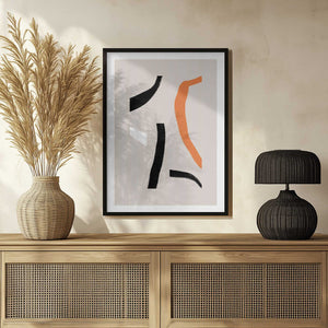Tablou înramat „Colorful Curved Shapes” de uplusmestudio