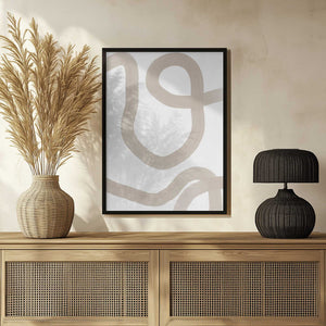 Tablou înramat „Gentle Serpentine Path” de uplusmestudio
