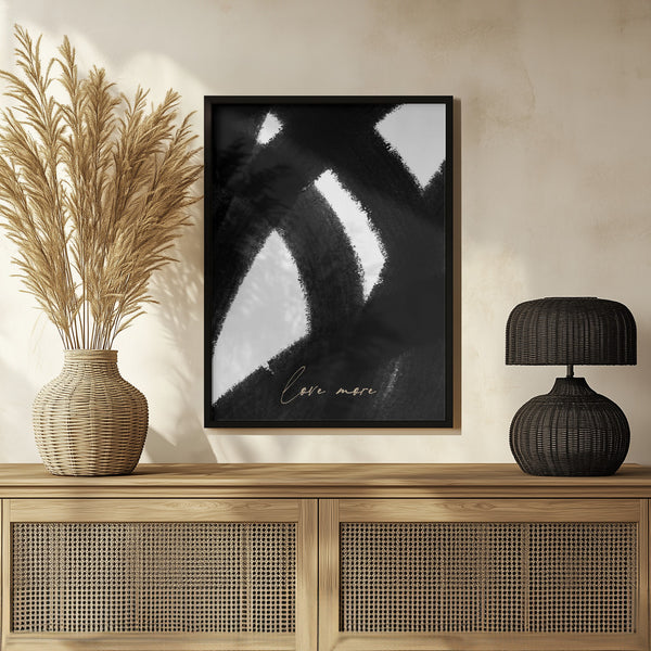 Tablou înramat „Love's Abstract Path” de uplusmestudio