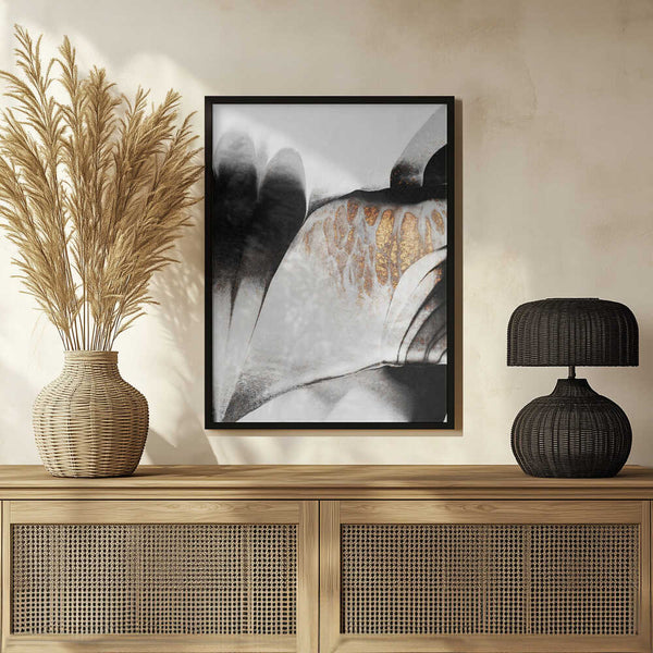 Tablou înramat „Gold Veins” de Elisabeth Fredriksson