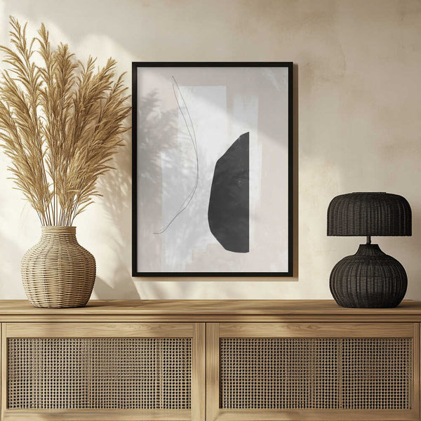 Tablou înramat „Monochrome Harmony” de uplusmestudio