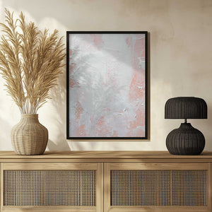 Tablou înramat „Minimalist Design With Peach And White Tones” de uplusmestudio