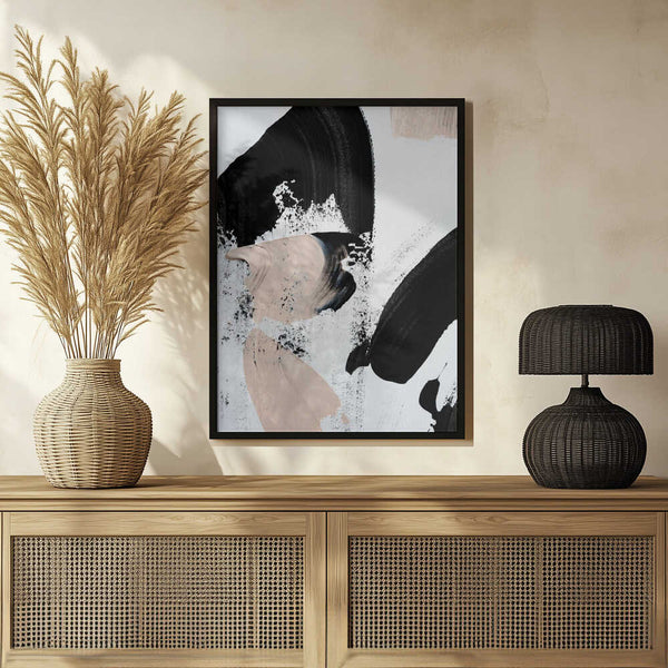 Tablou înramat „Black and Nude” de uplusmestudio