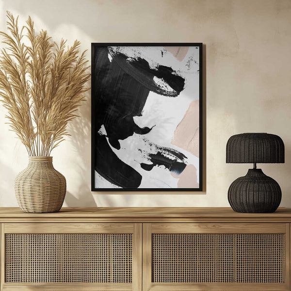 Tablou înramat „Black and Nude” de uplusmestudio