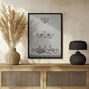Tablou înramat „Champagne tower_9” de Pictufy Studio III