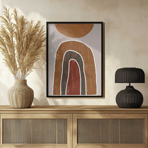 Tablou înramat „Earthy Arches” de THE MIUUS STUDIO