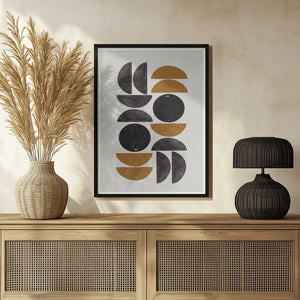 Tablou înramat „Geometric Harmony” de THE MIUUS STUDIO