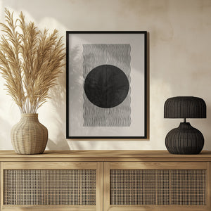 Tablou înramat „Wave Eclipse” de THE MIUUS STUDIO
