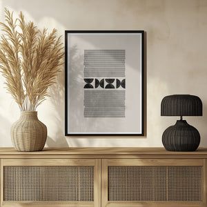 Tablou înramat „Geometric Harmony” de THE MIUUS STUDIO