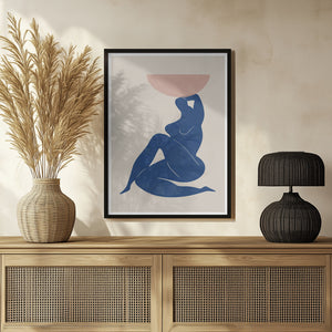 Tablou înramat „Harmony in Blue” de THE MIUUS STUDIO