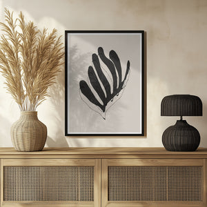 Tablou înramat „Abstract Leaf Lines” de THE MIUUS STUDIO