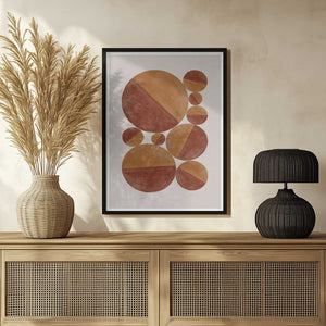 Tablou înramat „Circular Harmony” de THE MIUUS STUDIO