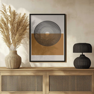 Tablou înramat „Concentric Reflections” de THE MIUUS STUDIO