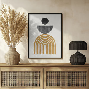 Tablou înramat „Geometric Harmony” de THE MIUUS STUDIO
