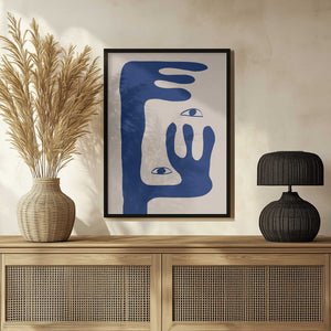 Tablou înramat „Abstract Face No1.” de THE MIUUS STUDIO