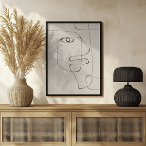 Tablou înramat „Line Expression” de THE MIUUS STUDIO