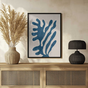 Tablou înramat „Blue Coral Dance” de THE MIUUS STUDIO