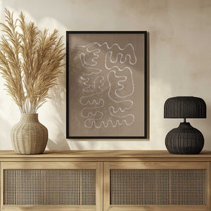 Tablou înramat „Curvy Whispers” de THE MIUUS STUDIO