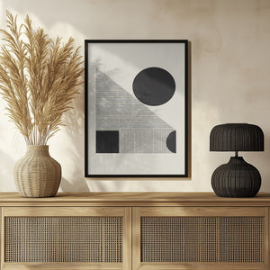 Tablou înramat „Geometric Harmony” de THE MIUUS STUDIO