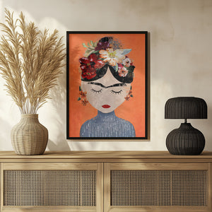 Tablou înramat „Floral Dreamer” de Treechild
