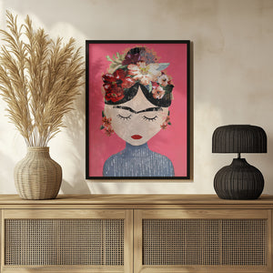 Tablou înramat „Floral Serenity” de Treechild