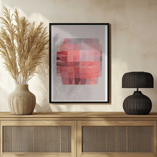 Tablou înramat „Pink Mosaic Dreams” de Treechild