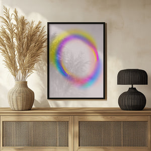 Tablou înramat „Luminous Spectrum Halo” de Treechild