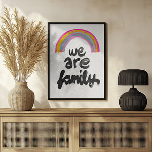 Tablou înramat „Rainbow Unity” de Treechild