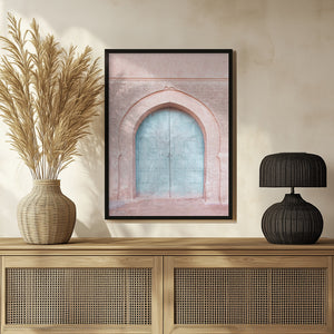 Tablou înramat „Turquoise Door” de Kathrin Pienaar