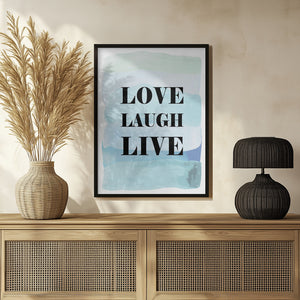 Tablou înramat „Live Joyfully Always” de Martina