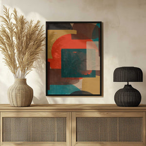 Tablou înramat „Shapes in Harmony” de THE MIUUS STUDIO