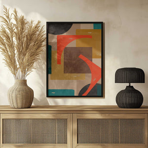 Tablou înramat „Geometric Melody” de THE MIUUS STUDIO