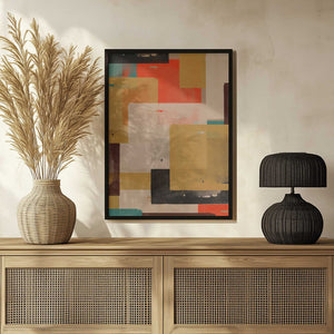 Tablou înramat „Layered Vibrance” de THE MIUUS STUDIO