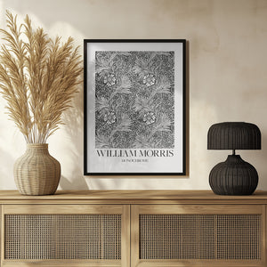 Tablou înramat „Marigold Monochrome” de William Morris