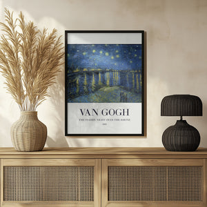 Tablou înramat „The Starry Night Over The Rhone” de Vincent Van Gogh