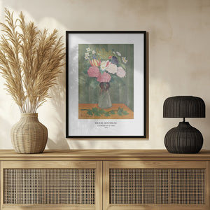 Tablou înramat „Flowers In a Vase” de Henri Rousseau