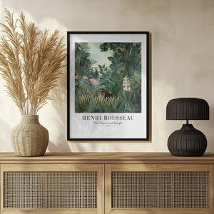 Tablou înramat „The Equatorial Jungle” de Henri Rousseau