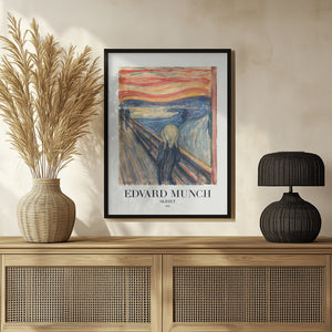 Tablou înramat „Skriet (The Scream)” de Edvard Munch