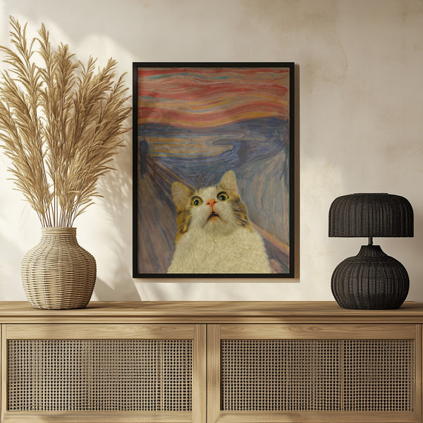 Tablou înramat „The Meow 02” de Artelele