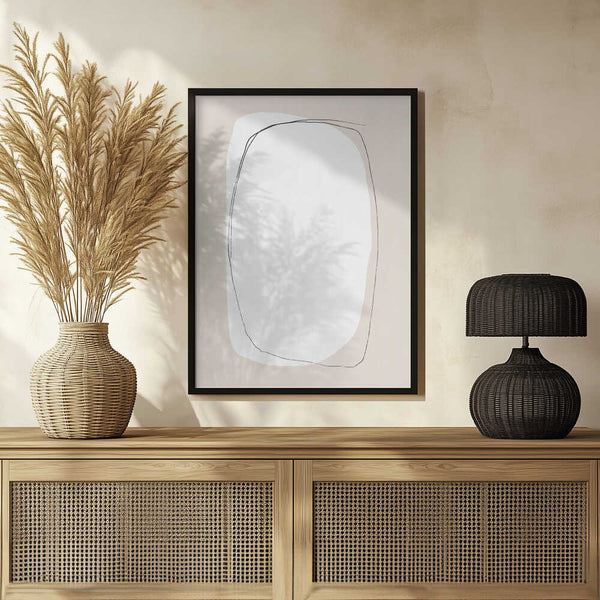 Tablou înramat „Layered Oval Shapes” de uplusmestudio