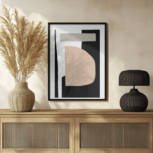 Tablou înramat „Abstract Layers” de uplusmestudio