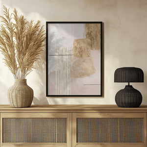 Tablou înramat „Aesthetic Gold-3” de Sally Ann Moss