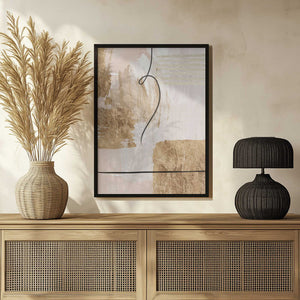 Tablou înramat „Aesthetic Gold-2” de Sally Ann Moss