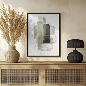 Tablou înramat „Simple Green-3” de Sally Ann Moss