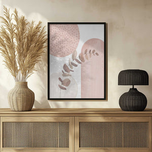 Tablou înramat „boho pink-3” de Sally Ann Moss