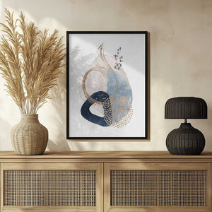 Tablou înramat „Smooth Shapes-3” de Sally Ann Moss