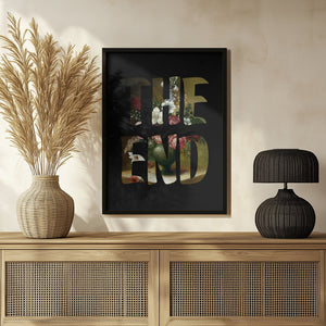 Tablou înramat „The End” de Famous When Dead