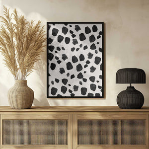 Tablou înramat „Love Black” de Sally Ann Moss