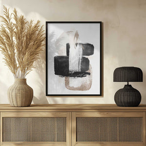 Tablou înramat „Brush Strokes-3” de Sally Ann Moss