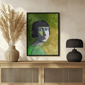 Tablou înramat „Lady with the Look” de Sharyn Bursic